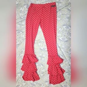 Matilda Jane Ruffle Leggings Size 8